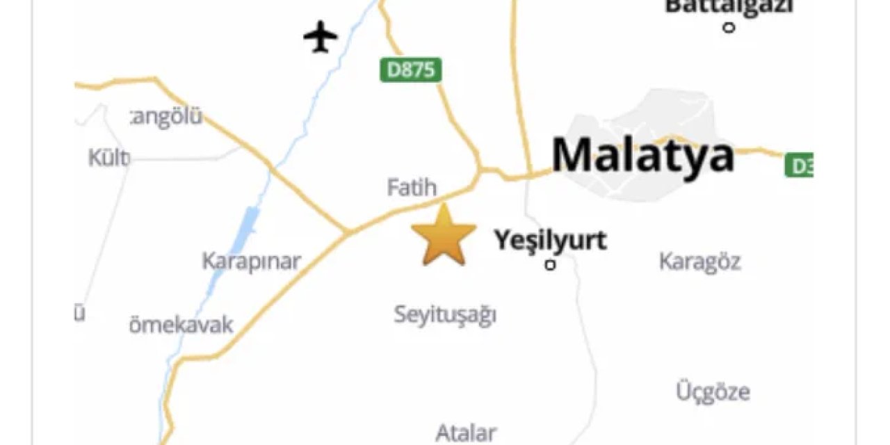 Malatya’da 5,0 büyüklüğünde deprem