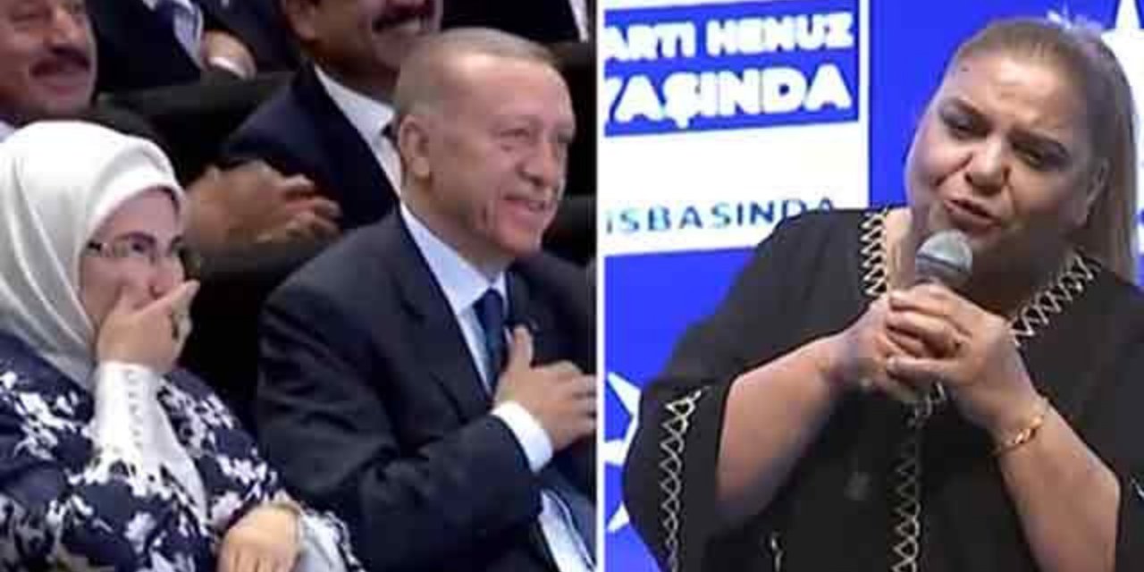 Kibariye, sahneden Erdoğan çiftine seslendi: Götürdük malları valla