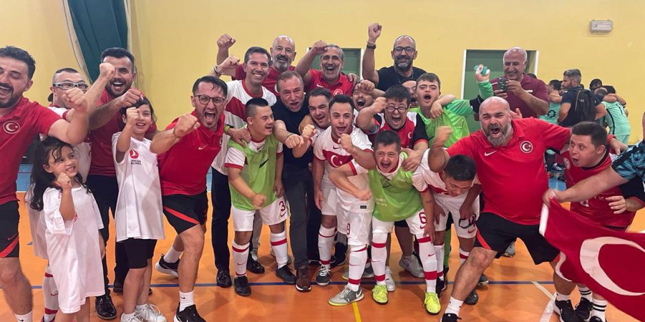 Down Sendromlu Özel Futsal Milli Takımı, Avrupa şampiyonu olmayı başardı