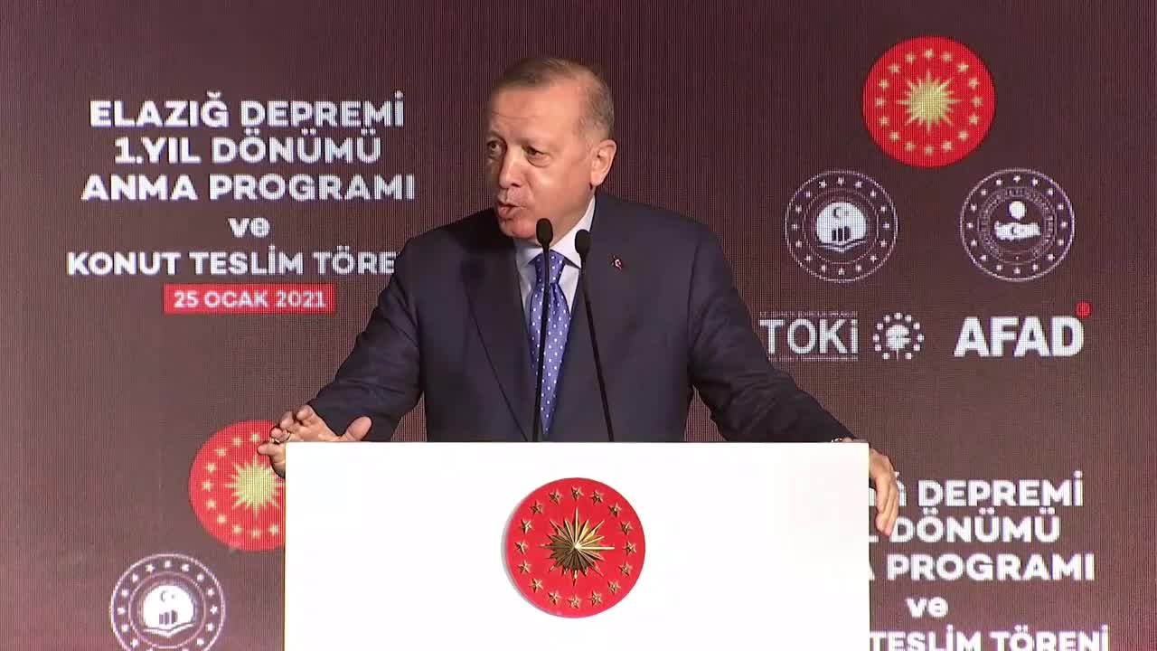 Erdoğan: "Amacımız 5 yılda 1.5 milyon konutu tamamlamak"