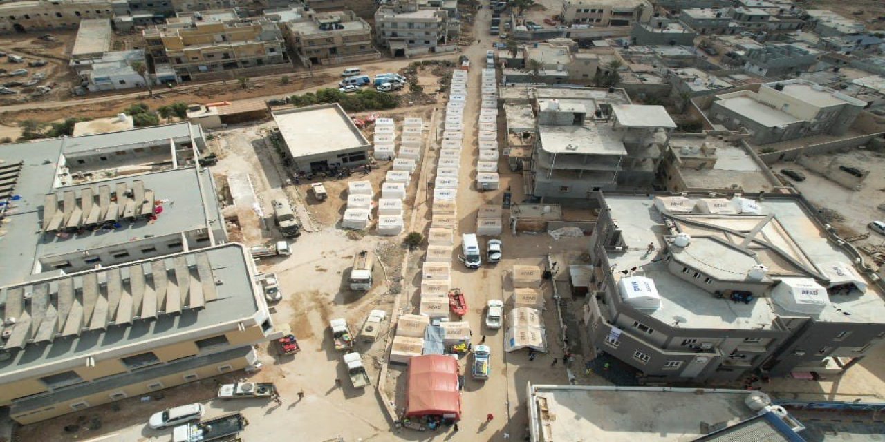 AFAD'dan Libya açıklaması: Afetten etkilenen Libyalı kardeşlerimiz için çadırlar  ve sahra hastanesi kuruldu