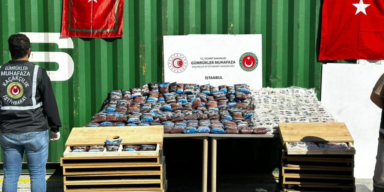İstanbul'da limanda büyük uyuşturucu operasyonu: 424 kiloluk yasaklı madde