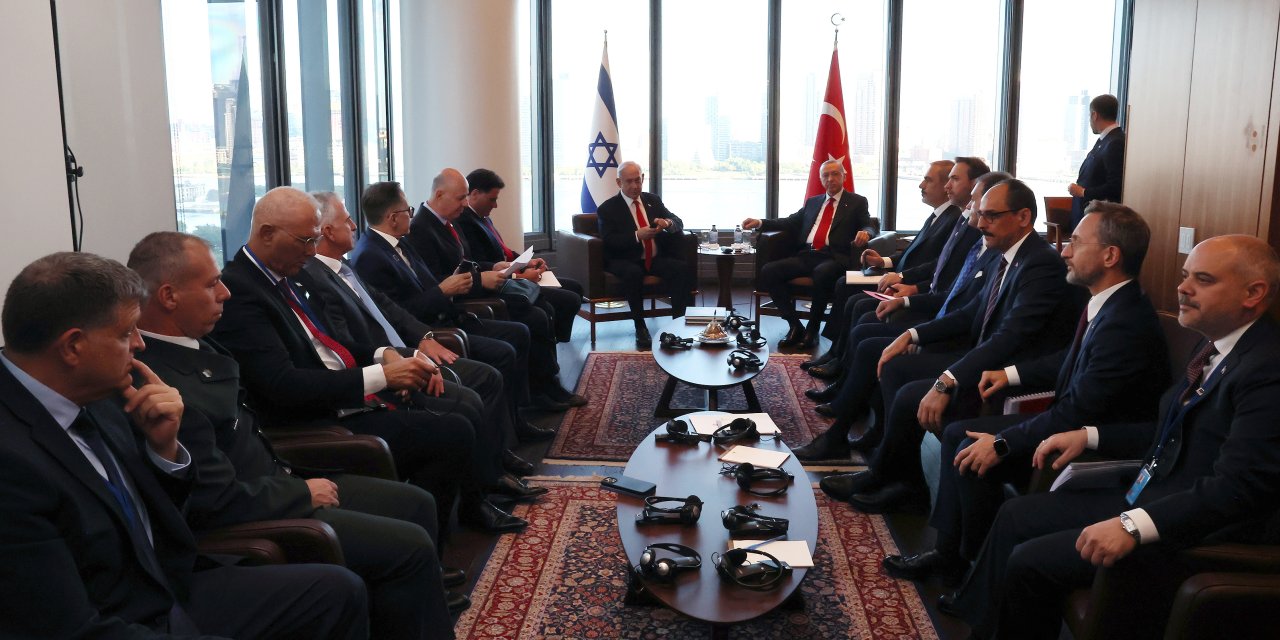 Erdoğan, ABD'de İsrail Başbakanı Netanyahu ile görüştü