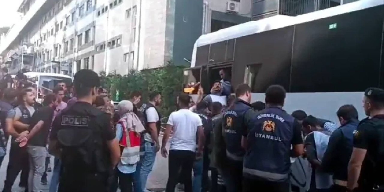 24 gündür hak arayışını sürdüren Trendyol işçileri, şirketin genel merkezi önünde gözaltına alındı