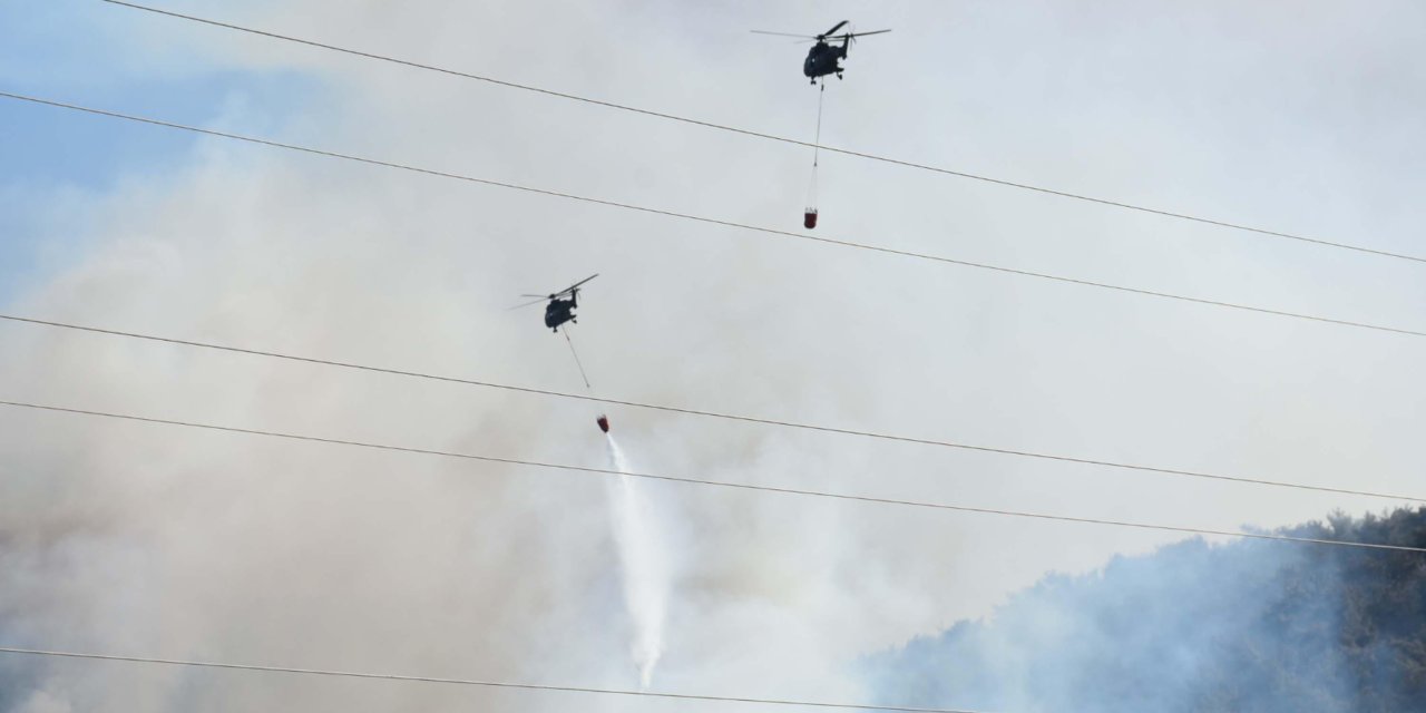 3 kişinin ölümüyle sonuçlanan helikopter kazasında 260 hektar orman yandı