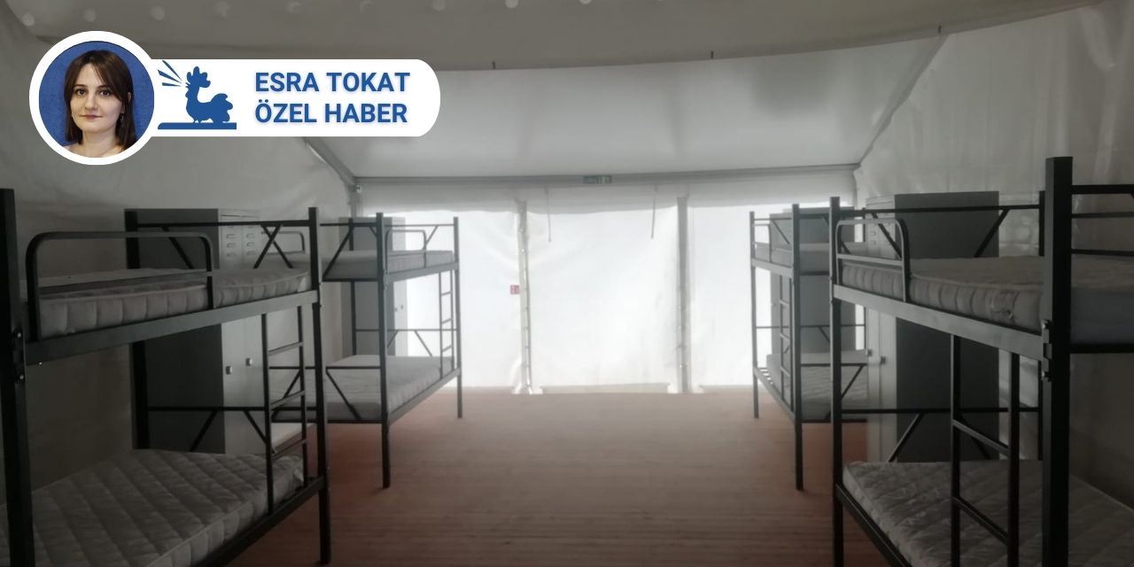 İskenderun’da öğrenciler KYK yurdu yerine çadırda kalacak