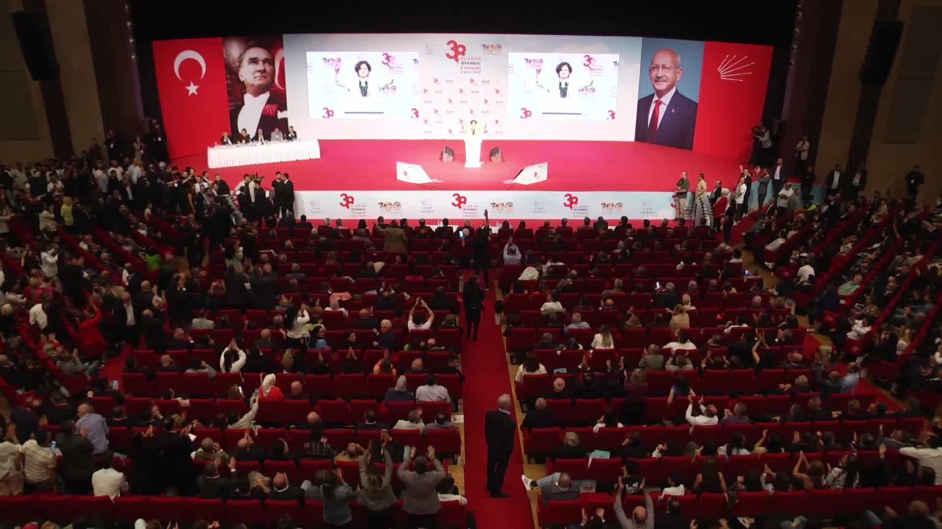 Canan Kaftancıoğlu, CHP İstanbul İl Kongresi'nde seslendi: 'Benim gibi en güçlü zamanında istifa eden varsa gelsin'