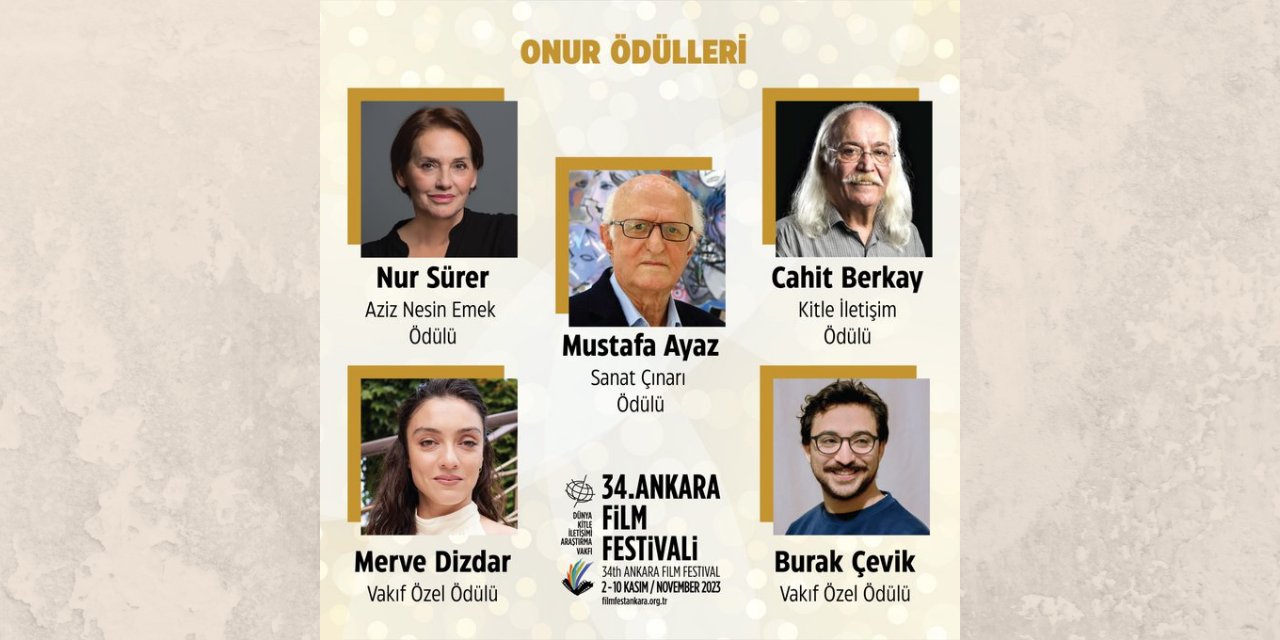 Ankara Film Festivali Onur Ödülleri belli oldu