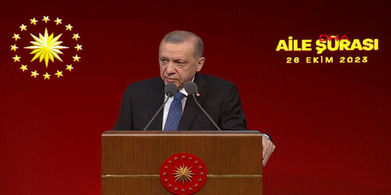 Erdoğan: Boşanma oranları artıyor, boşuna 3 çocuk demiyoruz