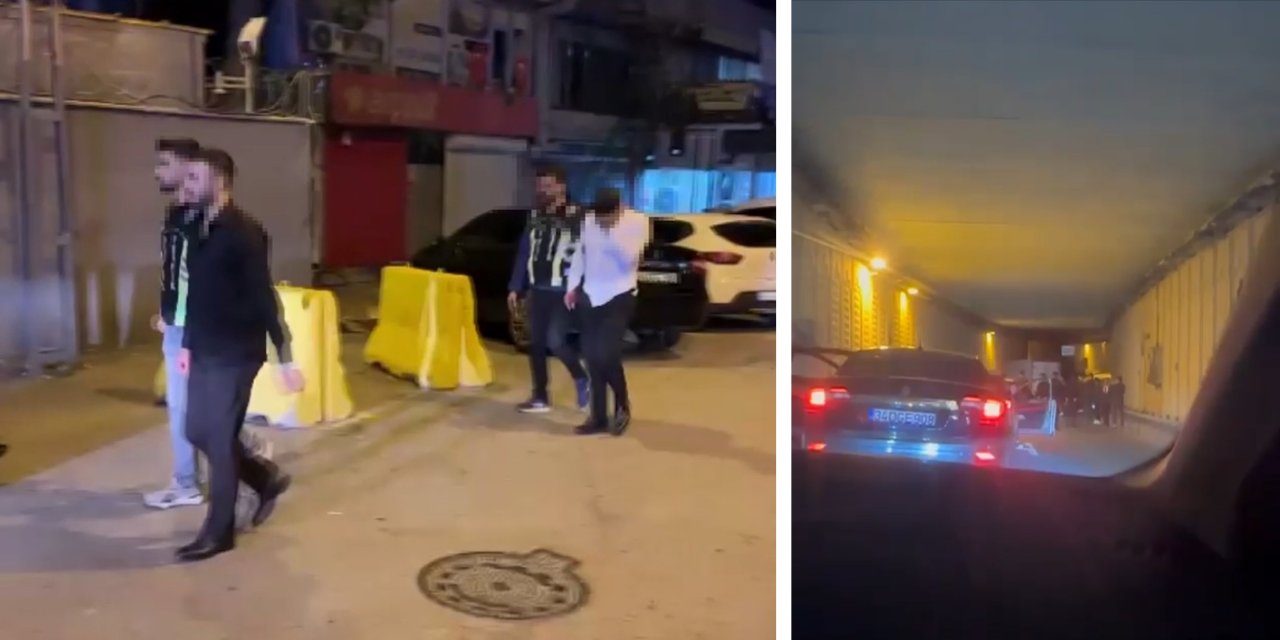 Ümraniye'de trafiği kilitleyerek eğlenen sürücülere ceza