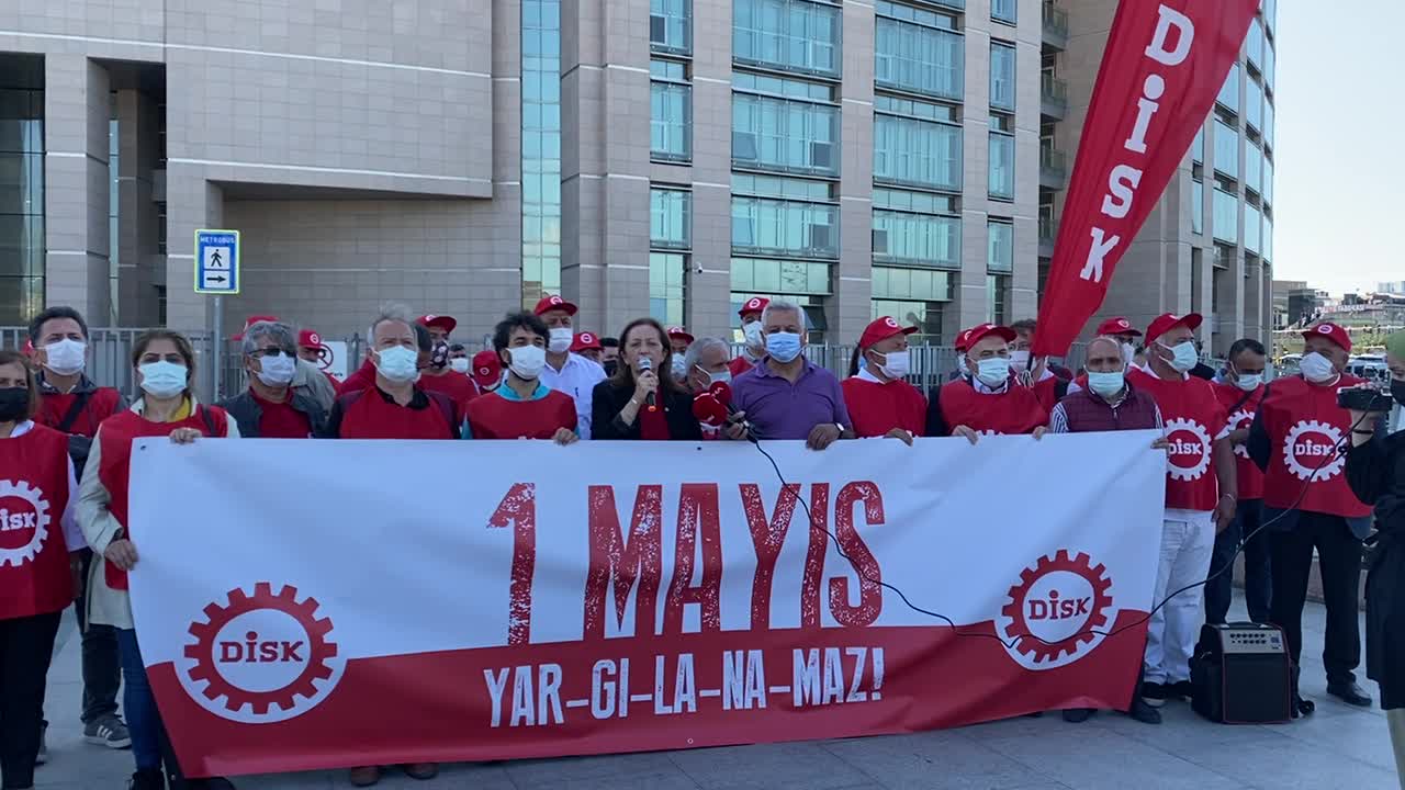 DİSK Genel Başkanı Çerkezoğlu ve 14 yöneticisi hakim karşısına çıktı