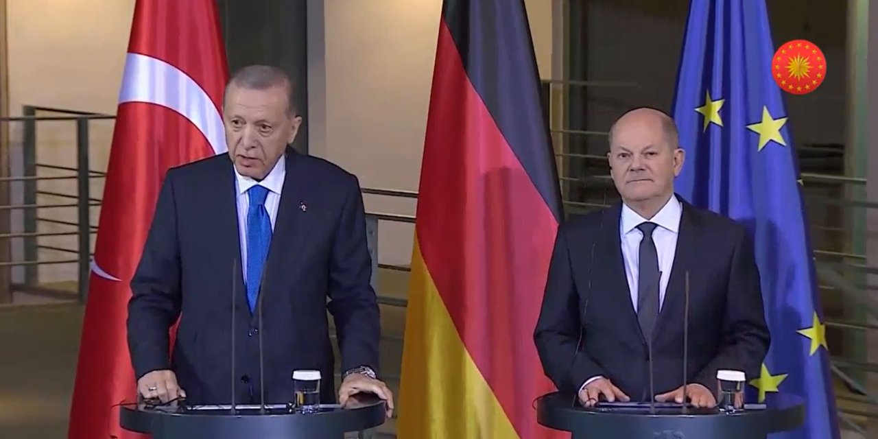 Erdoğan, Almanya'da konuştu: 'Biz Holokost cenderesinden geçmedik, Bizim İsrail’e borcumuz yok'