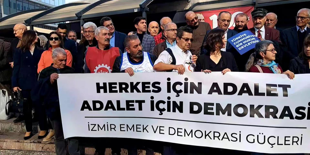 İzmir'deki Adalet Nöbeti'nde 25 Kasım'da 'yargı darbesine karşı yürüyüş' çağrısı