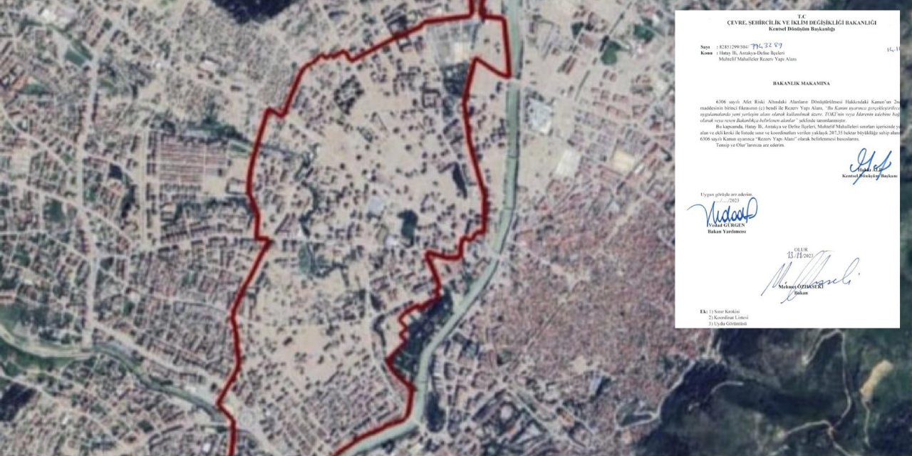 Türkiye'de ilk kez bir yerleşim yeri 'rezerv alan' ilan edildi: Bu ilanla, sağlam bile olsa binalara el konulup yıkılabilir