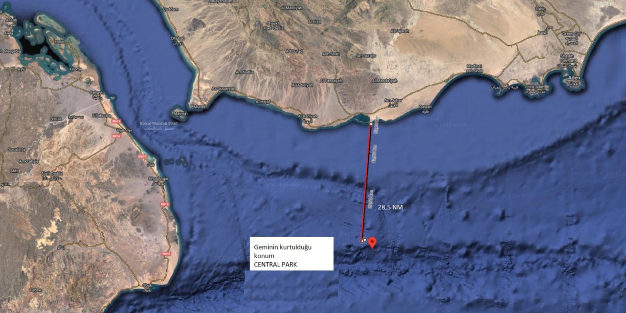 Aden Körfezi'nde kaçırılan gemi 15 saat sonra kurtarıldı