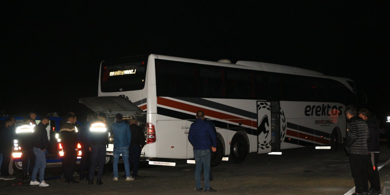 Tokat’ta 33 kişinin bulunduğu yolcu otobüsüne tüfekle saldırı