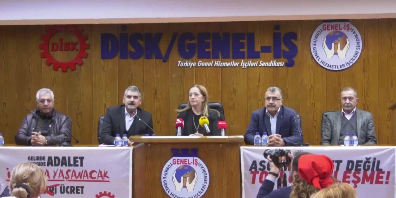 DİSK Başkanı Çerkezoğlu: Asgari ücret yılda 4 kez güncellenmeli