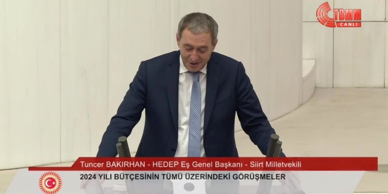 DEM Eş  Genel Başkanı Bakırhan'ın Meclis'te Kürtçe selam verdi... Meclis karıştı