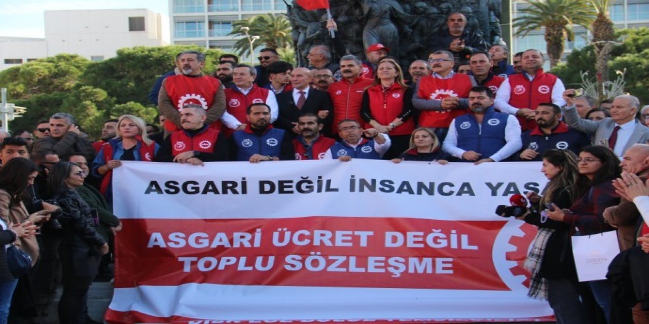 DİSK İzmir'den  seslendi:  Daha fazla vergi için işçilere değil, etrafınıza bakın