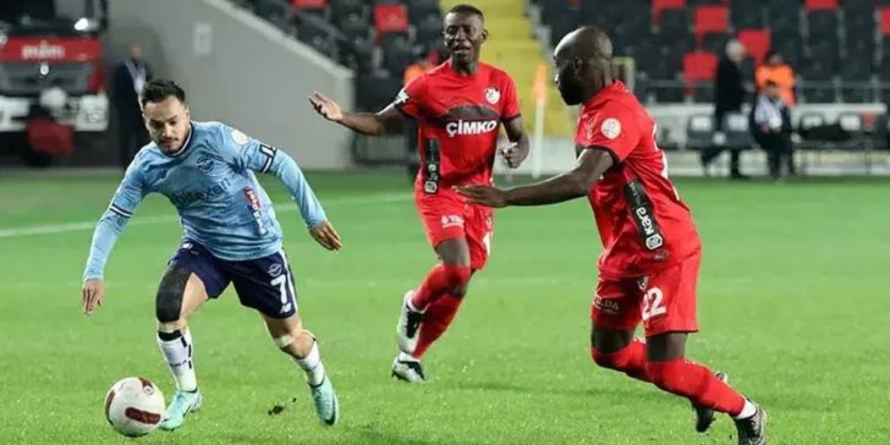 Gaziantep Adana Demirspor maçı berabere bitti: 2-2