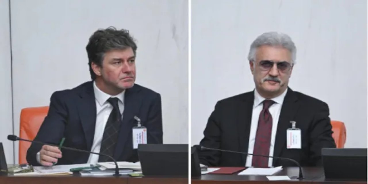 Tamer Karadağlı ve Tan Sağtürk Meclis'te görüntülendi