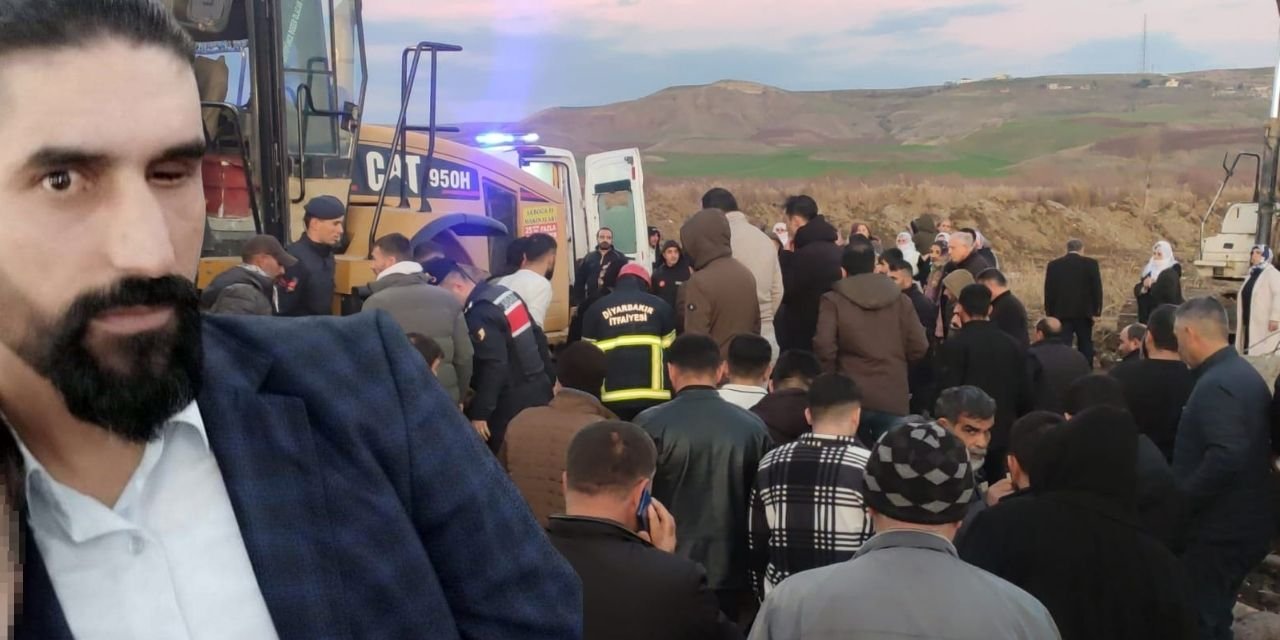 Diyarbakır'da kum ocağının istinat duvarı çöktü