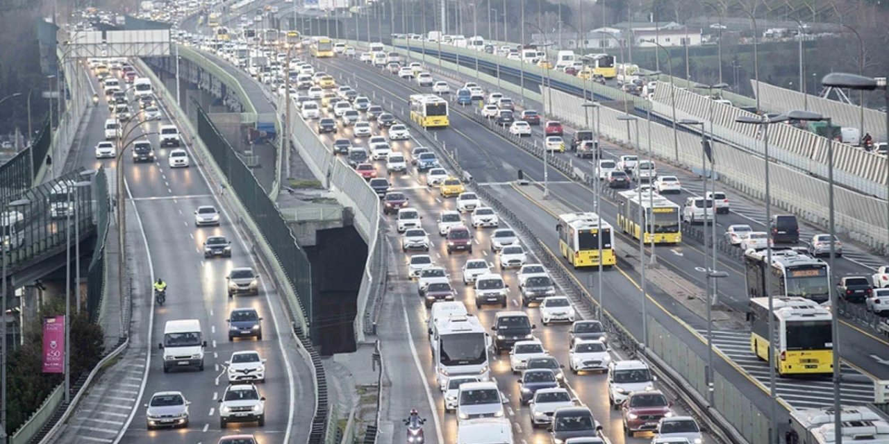 İstanbul'da yılbaşı trafiği