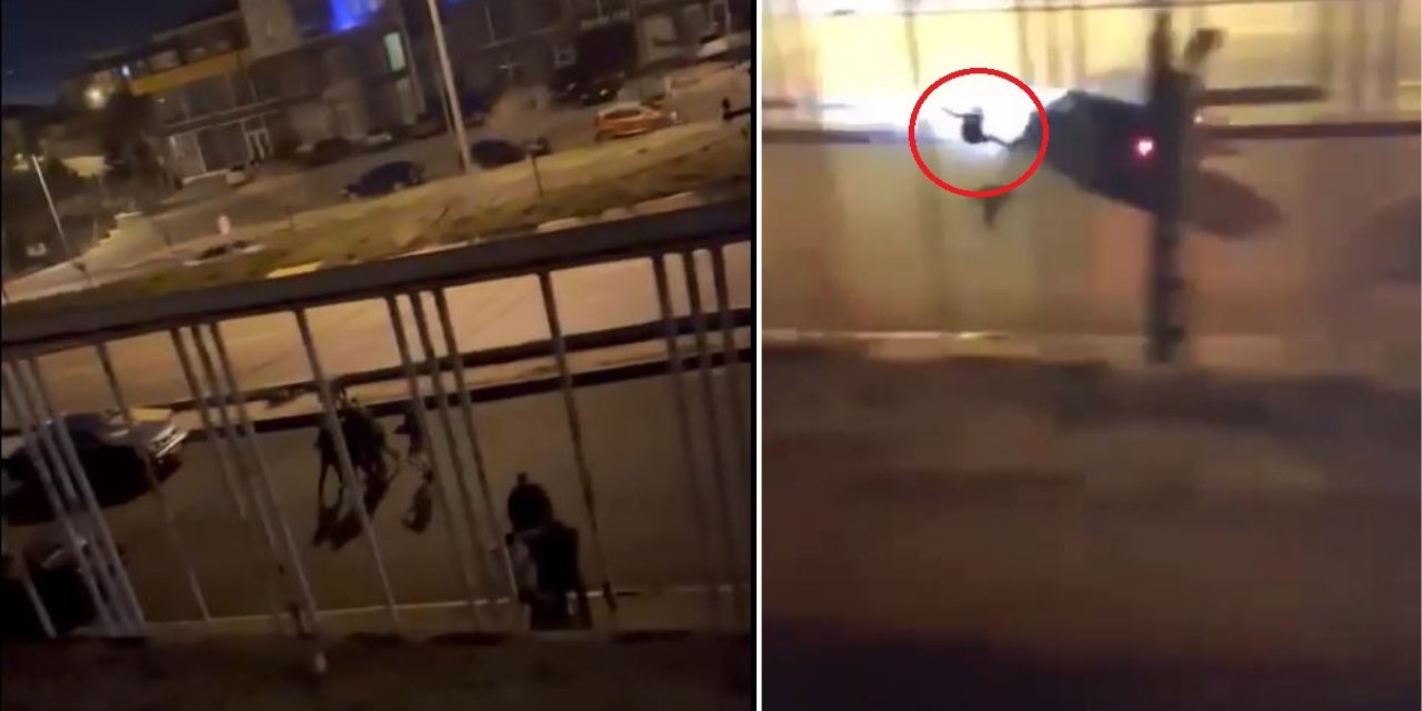 Ankara'da kavga ettikleri kişiye araçla çarptılar