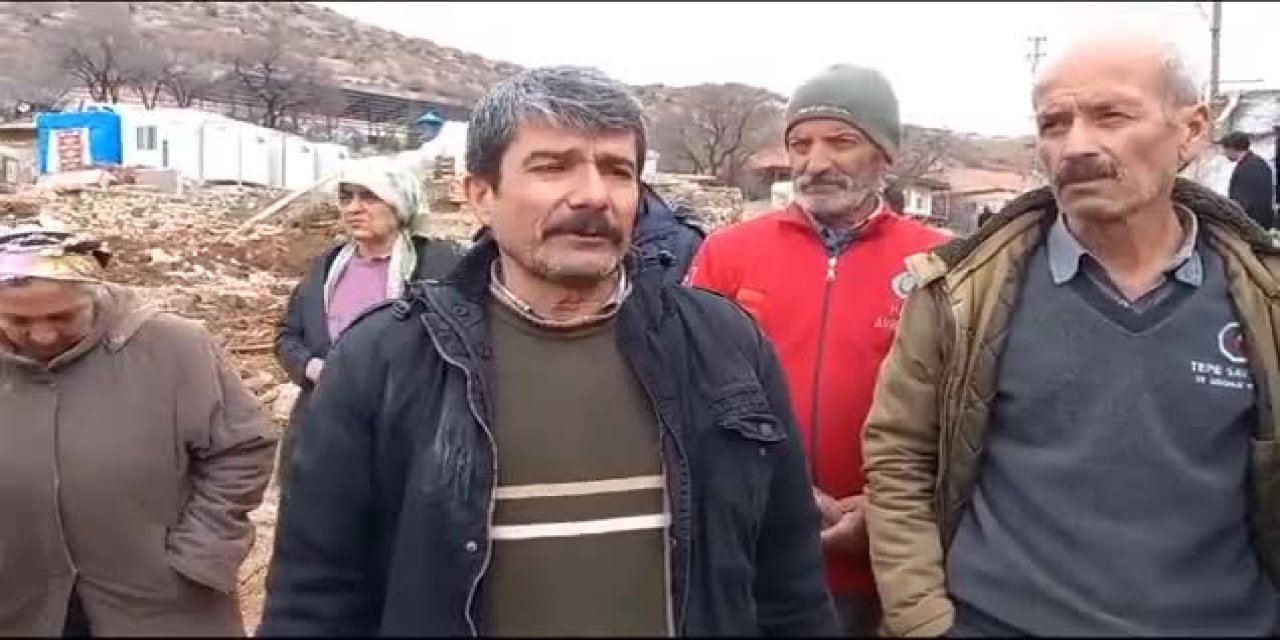 Malatya'da depremzedelere konteynır verilmeden binaların yıkımına başlandı