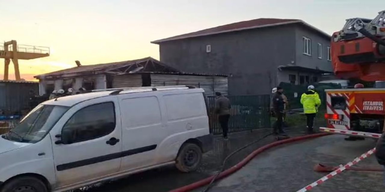 Sultanbeyli'de işçilerin kaldığı barakada yangın: Üç işçi hayatını kaybetti