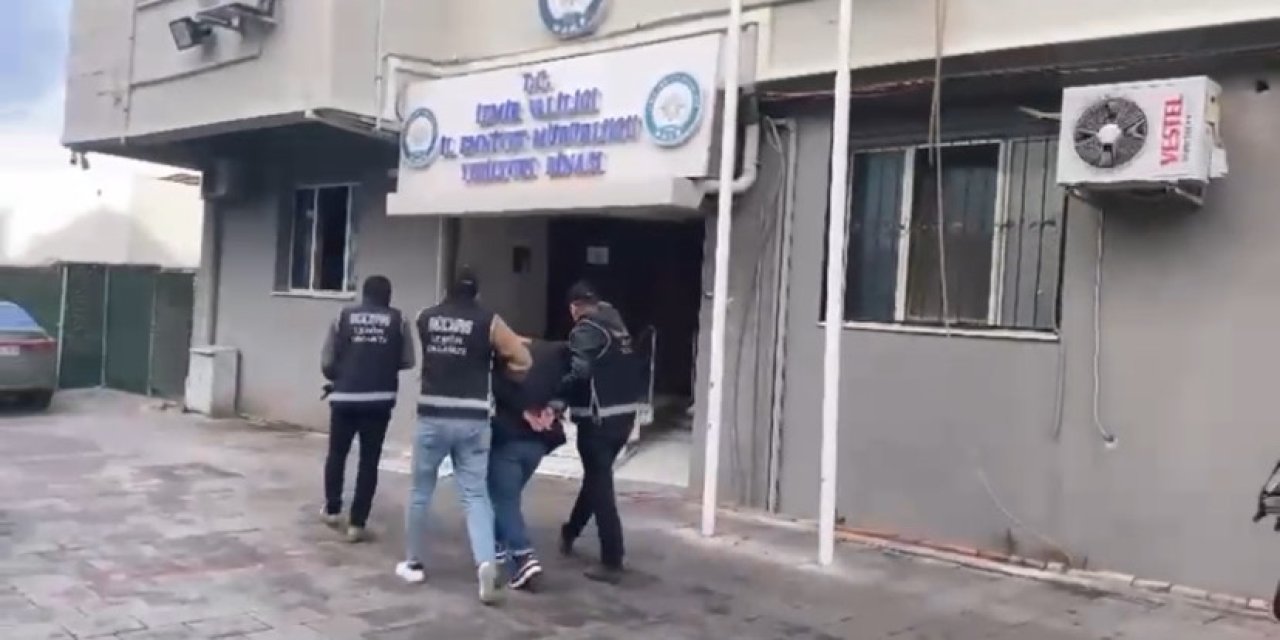 Kırmızı bültenle aranan şüpheli, İzmir'de yakalandı