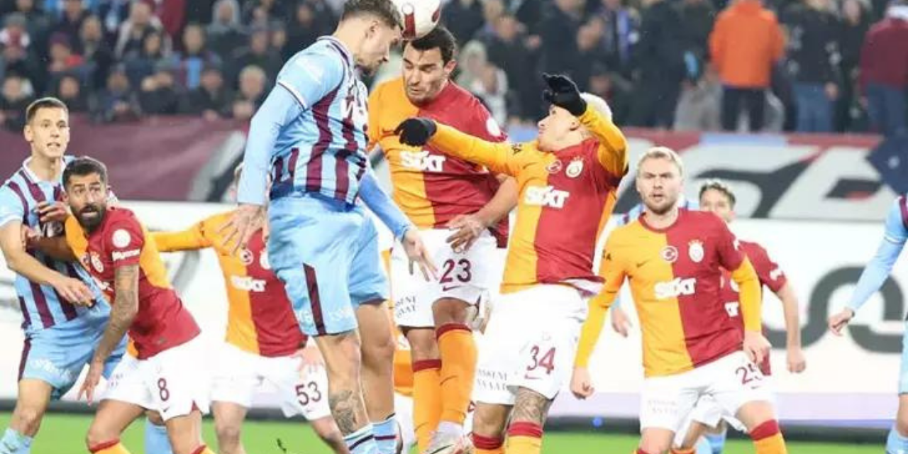 Trabzonspor konuk ettiği Galatasaray'a 5-1 yenildi