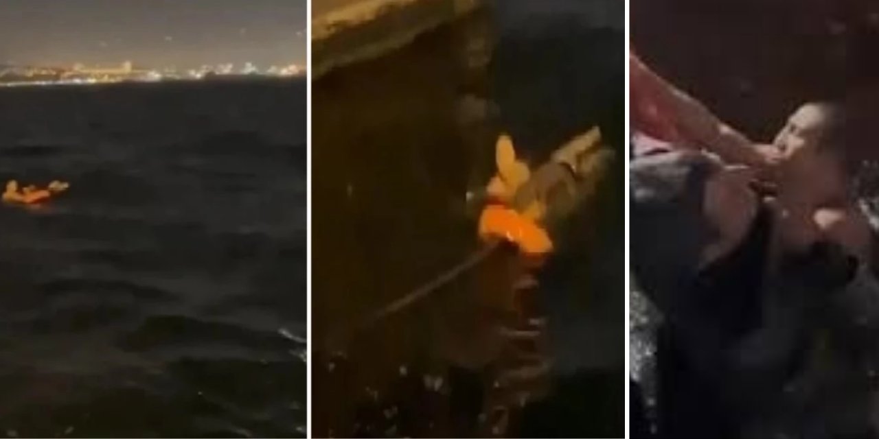 Karaköy'de vapurdan düşen yolcu kurtarıldı