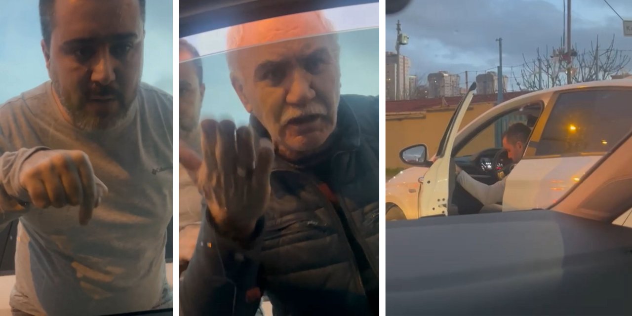 Ataşehir'de tartıştığı sürücüyü tehdit edip çocuğuna küfreden saldırgan yakalandı