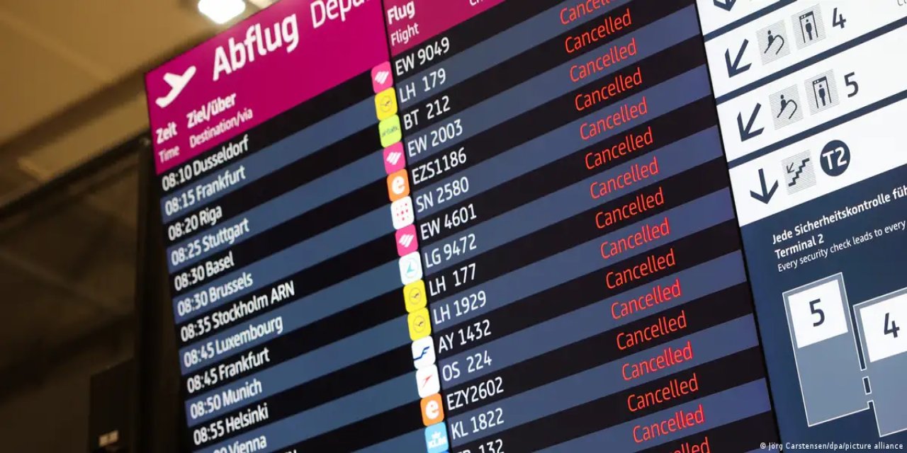 Alman havalimanlarında 25 bin çalışan greve gidiyor | Grevden THY seferleri de etkilenecek
