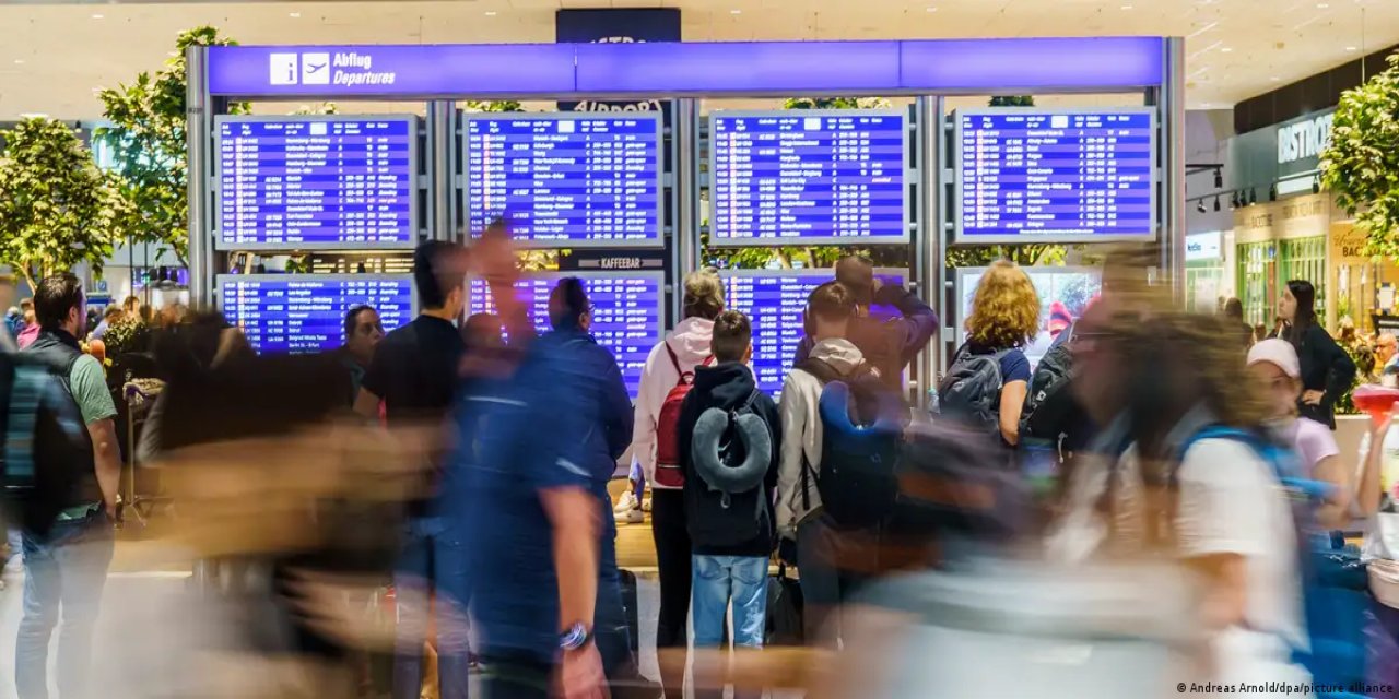 Beş Alman havalimanında yine greve gidiliyor