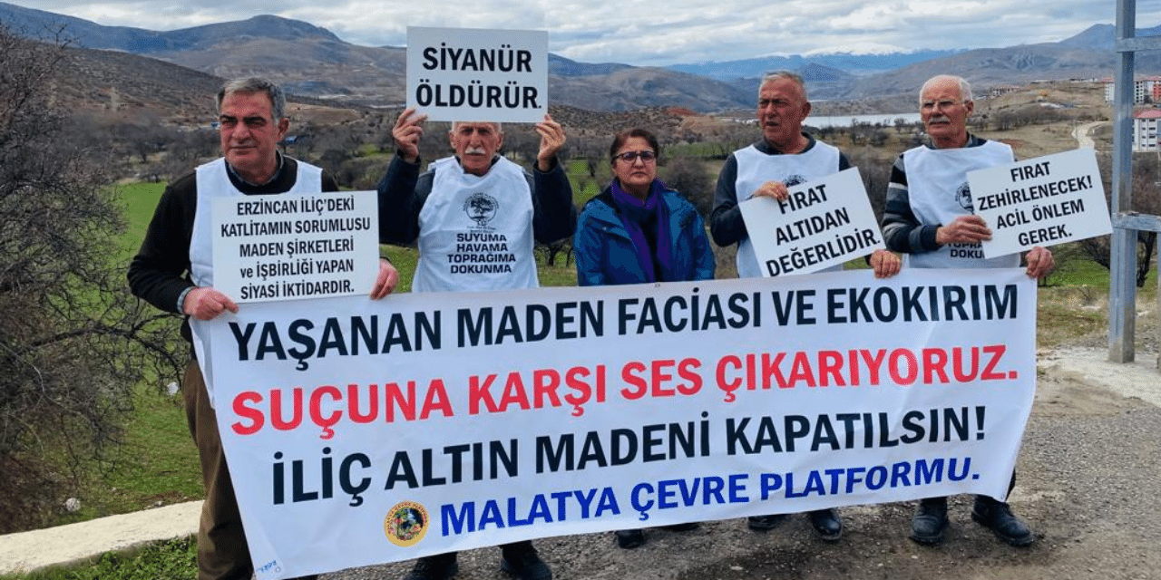 Malatya Çevre Platformu İliç'te: Siyanür öldürür