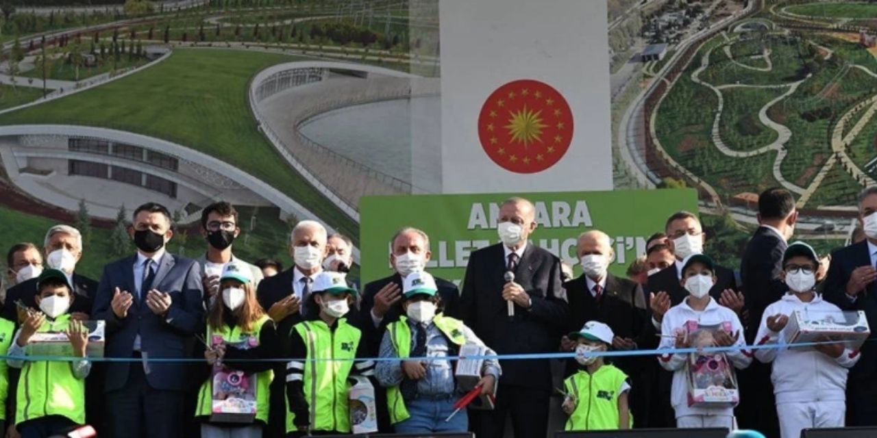 Ankara'da mahkeme kararına rağmen Millet Bahçesi için inşaat süreci devam ediyor