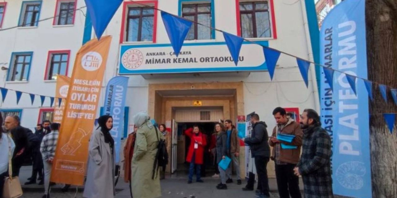Mimarlar Odası Ankara Şube'de seçimleri AKP'ye yakın turuncu liste kazandı