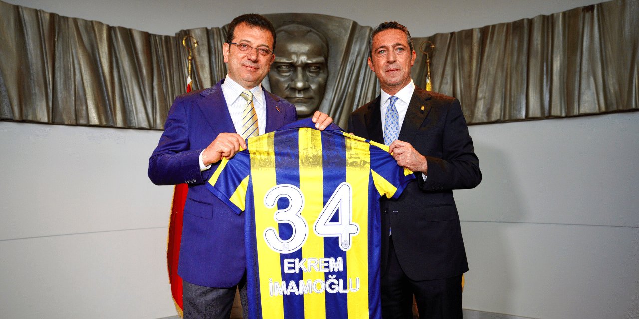 İmamoğlu'nun, Fenerbahçe ziyaretinde Murat Kurum'a gönderme