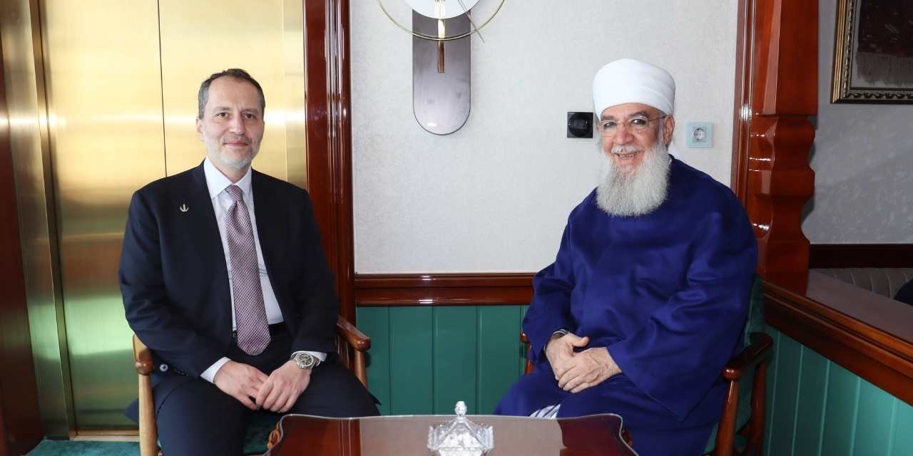 Fatih Erbakan Menzil şeyhini ziyaret etti