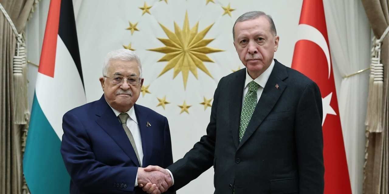 Mahmud Abbas Ankara'da ağırlayan Erdoğan: Tek çözüm bağımsız Filistin