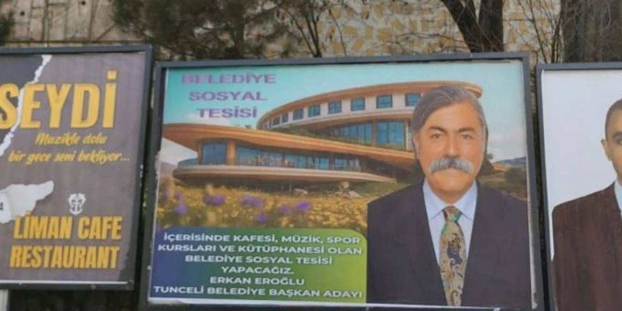 AKP Dersim'de de parti logosu ve adını kullanmadı