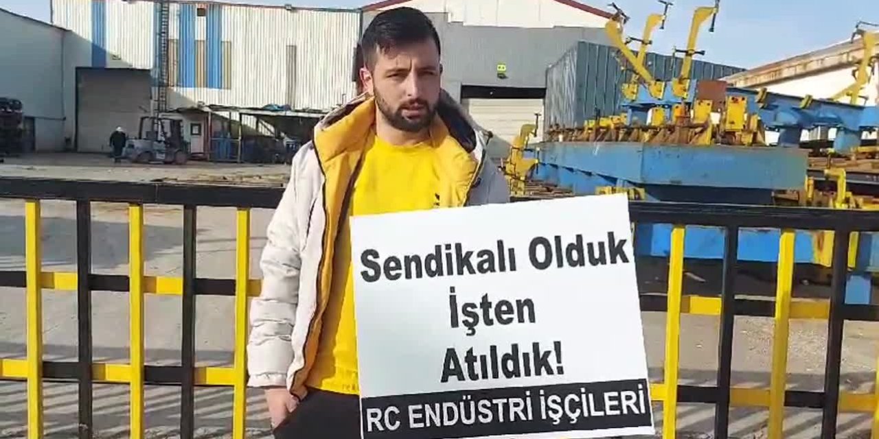 Sivas'ta sendikalı oldukları için işten atılan işçiler 9 gündür eylemde
