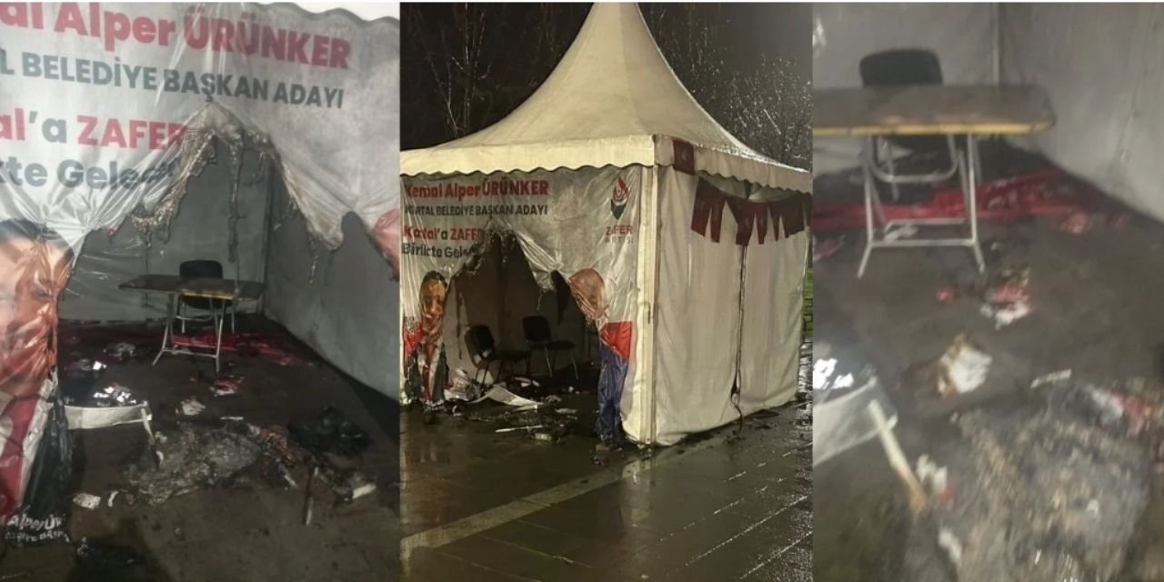 Zafer Partisi’nin seçim çadırına saldırı düzenlendi