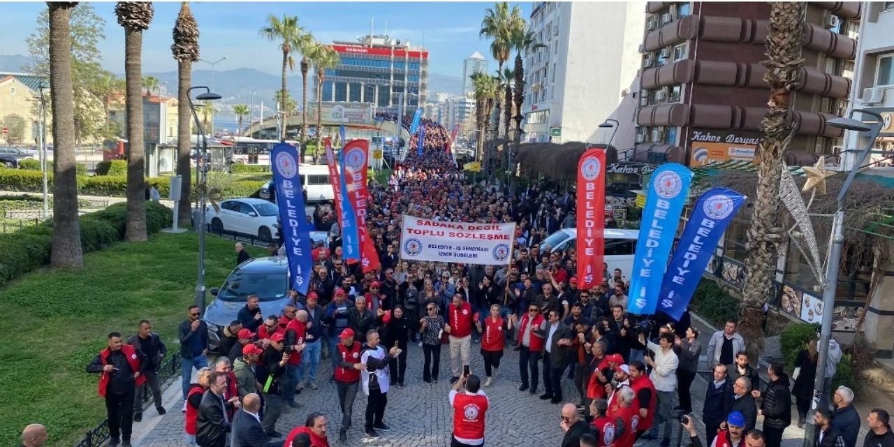 İzmir Büyükşehir Belediyesi’nde binlerce işçi iş bıraktı