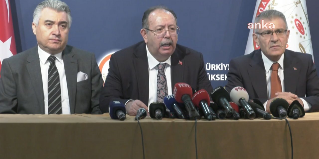 YSK Başkanı Ahmet Yener seçim sonuçlarını açıkladı: CHP 14, AKP 12 büyükşehiri aldı