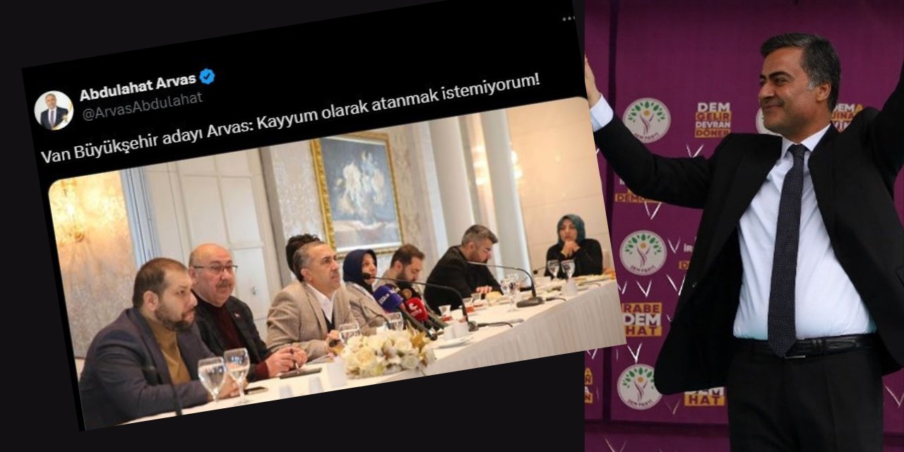 Van'ın AKP'li adayının seçimden önceki paylaşımı: 'Kayyım atanmak istemiyorum'