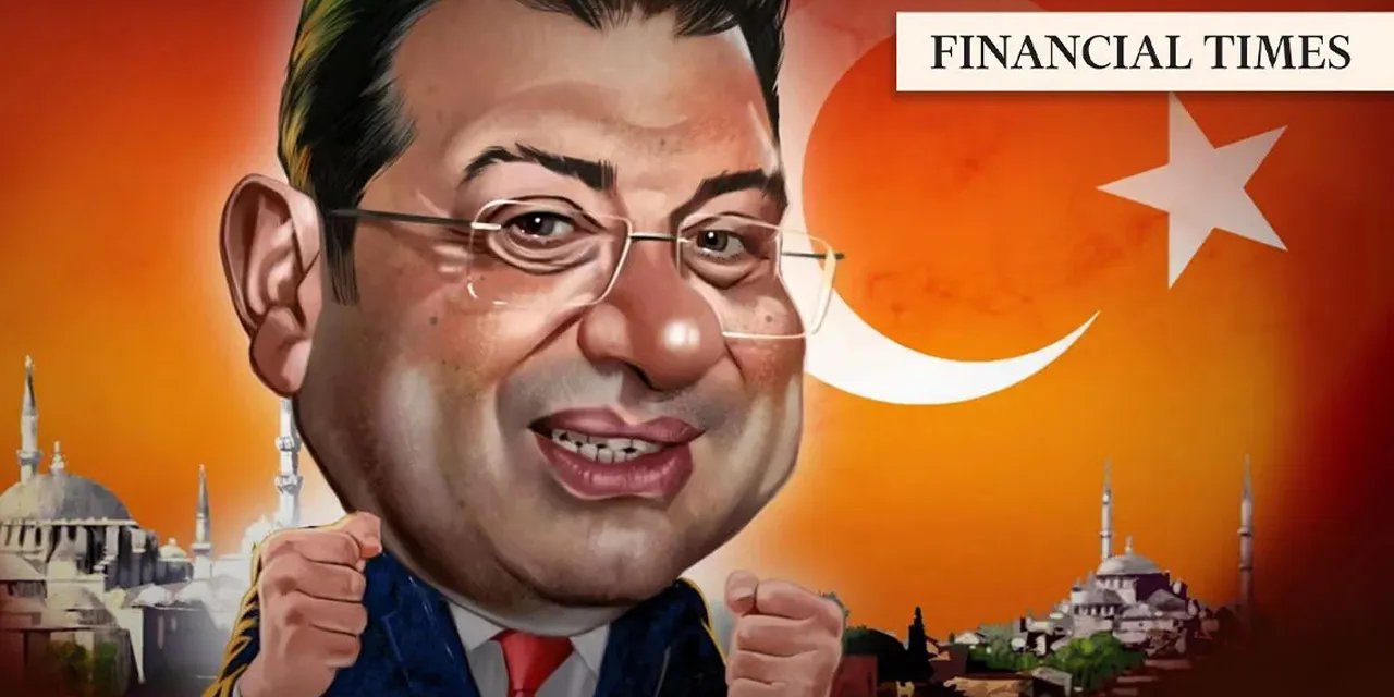 Financial Times İmamoğlu'nu manşet yaptı: Masasında hem Nutuk hem de Kuran var