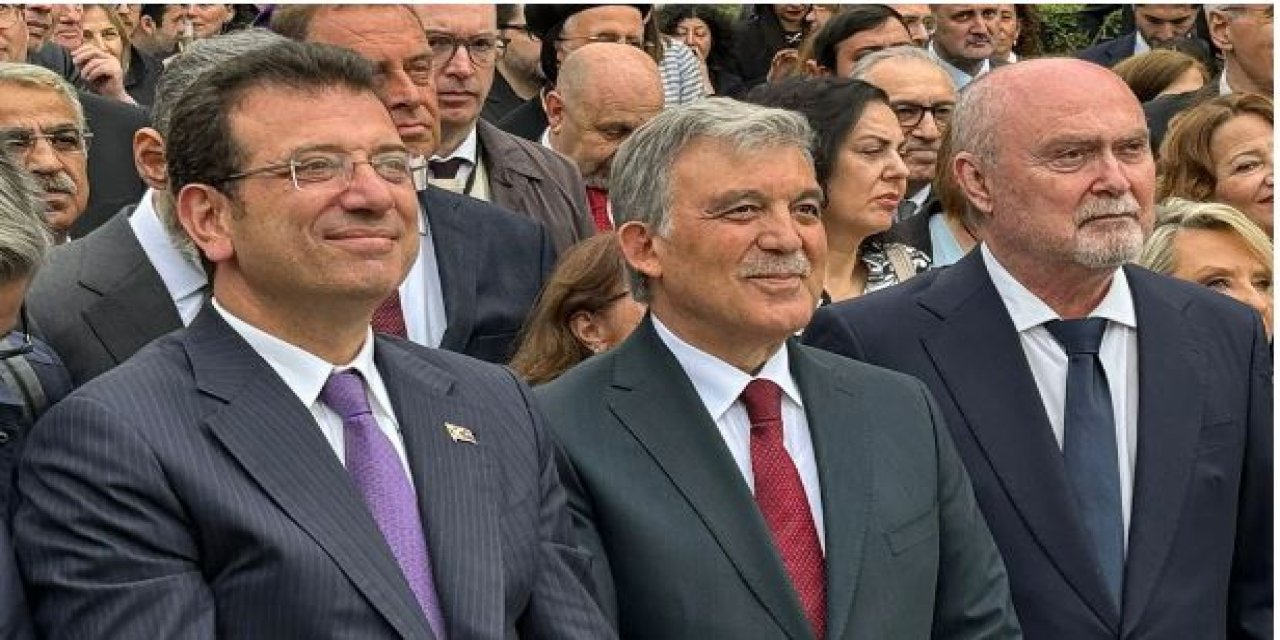 Almanya Cumhurbaşkanı bir araya getirdi: İmamoğlu ve Abdullah Gül aynı karede